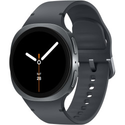 Samsung Galaxy Watch8 Smartwatch, 40 mm, Gris foncé, LTE (Version CAD) – Assistant IA (Gémeaux), Coaching du Sommeil, Suivi de l