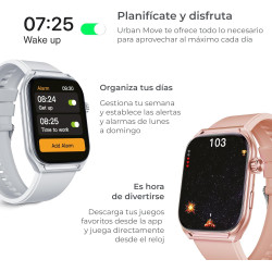 Ksix Urban Move Azul - Smartwatch 2 06"