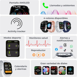 Ksix Urban Move Gris - Smartwatch 2 06"