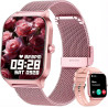 Popglory montre connectée femme homme, appel bleutooth avec 100+ sport 1,85 smartwatch, fréquence cardiaque pression artérielle 