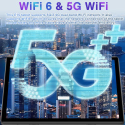 2026 tablette 10 pouces android , 20 go ram + 128 go rom (tf 2 to), octa core/5g+2,4g wi-fi 6/bleutooth 5.0/6000 mah/widget/8 mp