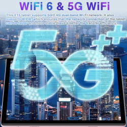 Tablette 10 pouces android , 20 go ram + 128 go rom (tf 2 to), octa core/ 5g+2,4g wi-fi 6/ bleutooth 5.0/ 6000 mah/ widget/8 mp+