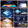 Tablette 10 pouces android 14 , 22goram + 128go rom (1to tf),widevine l1/octa-core/2.0ghz/5g wifi/8000mah/bt 5.0/5+8mp/soutenir 