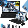 Tablette Android 14 Tablette 10 Pouces , 22GoRAM+128Go ROM (1To TF), Widevine L1|8000mAh| Octa-Core|2.0GHz| 5G WiFi| BT 5.0| 5+8