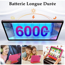 ZIOVO Tablette 10 Pouces Android 14 Tablette Enfants,20Go RAM+128Go ROM(TF 1To),Widevine L1，WiFi 6 Tablettes,Octa-cœur, 6000mAh 
