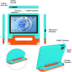 ZIOVO Tablette 10 Pouces Android 13 Tablettes,12Go RAM+128Go ROM(TF 1To),5G WiFi Tablette Tactile,Octa-Core 2.0 Ghz,/5+8 MP/6000