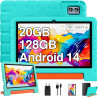 ZIOVO Tablette 10 Pouces Android 14 Tablettes,20Go RAM+128Go ROM(TF 1To),Widevine L1,WiFi 6 Tablette,Octa-cœur,6000mAh|5+8MP|BT 