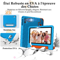 ZIOVO Tablette 10 Pouces Android 14 Tablette Enfants,20Go RAM+128Go ROM(TF 1To),Widevine L1,WiFi 6 Tablettes,Octa-cœur,6000mAh |