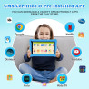 Tablette enfants 7 pouces android tablette éducative enfant avec écran hd, 8go ram+64go rom(tf 256go), contrôle parental, bleuto
