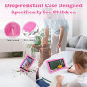 Tablette enfants 7 pouces android tablette éducative enfant avec écran hd, 8go ram+64go rom(tf 256go), contrôle parental, bleuto