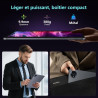 Tablette 10 pouces, android 15, 20go ram + 128go rom(1 to extensible) 8580 mah batterie, octo-cœur 5g wifi tablette tactile, 5+1
