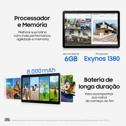 Samsung Galaxy Tab S10 Lite avec S-Pen | 128 Go, 6 Go de RAM, Wi-FI Uniquement | Écran LCD 10,9 po 90 Hz, Tablette Android 15 Wi