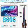2026 tablette android tablette 11 pouces tablette avec 256go rom (tf 2 to) gemini ai, 2000 x 1200 fhd, octa-core 2.0 ghz, 2.4g+5