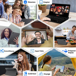 2026 tablette android tablette 11 pouces tablette avec 256go rom (tf 2 to) gemini ai, 2000 x 1200 fhd, octa-core 2.0 ghz, 2.4g+5