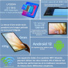 Dmoao tablette 10 pouces 4go ram(extensible jusqu'à 8 go) 64go rom 1tb extensible, tablette android avec 5g wifi, bleutooth 5.0,