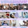Tablette Android 14 10 Pouces - 5G & Wi-Fi 6, 20 Go RAM 128 Go ROM (Extensible 1 To) - Octa-Core, GMS, Widevine L1 - 6000mAh, Ca