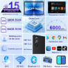Android 15 Tablette 10 Pouces avec Gemini AI, Octa-Core Tablettes PC, 30 GO RAM+ 64 GO ROM (1TO TF), 3.5mm Audio/ WiFi 6 & BT 5.
