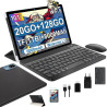 fezawio Tablette Android 14 10 Pouces - 5G & Wi-FI 6, 20 Go RAM 128 Go ROM (Extensible 1 to) - Octa-Core, GMS, Widevine L1-6000m