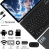 fezawio Tablette Android 14 10 Pouces - 5G & Wi-FI 6, 20 Go RAM 128 Go ROM (Extensible 1 to) - Octa-Core, GMS, Widevine L1-6000m