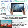 fezawio Tablette 10 Pouces Android 14 avec 22Go RAM+128Go ROM(1To TF),Tablette Tactile avec 5G WiFi 6, Octa-Core 2.0Ghz, 8000mAh