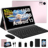 Fezawio tablette 11 pouces, android 13, 16+ 256go (tf 512go), 2000 * 1200 pixels, 8600mah, 5g wifi, 2.0ghz, 5 + 13mp, bleutooth 