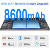 Fezawio tablette 11 pouces, android 13, 16+ 256go (tf 512go), 2000 * 1200 pixels, 8600mah, 5g wifi, 2.0ghz, 5 + 13mp, bleutooth 