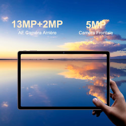 Fezawio tablette 11 pouces, android 13, 16+ 256go (tf 512go), 2000 * 1200 pixels, 8600mah, 5g wifi, 2.0ghz, 5 + 13mp, bleutooth 