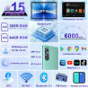 Android 15 Tablette 10 Pouces avec Gemini AI, Octa-Core Tablettes PC, 30 GO RAM+ 64 GO ROM (1TO TF), 3.5mm Audio/ WiFi 6 & BT 5.