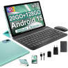 fezawio 2026 Dernier 10 Pouces Tablette Android 15 avec 5G Wi-FI 6,20 GO RAM+128 GO ROM (1To TF),Octa-Core Tablette Tactile PC,G