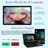 fezawio 2026 Dernier 10 Pouces Tablette Android 15 avec 5G Wi-FI 6,20 GO RAM+128 GO ROM (1To TF),Octa-Core Tablette Tactile PC,G