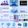 Android 15 Tablette 10 Pouces avec Gemini AI, Octa-Core Tablettes PC, 30 GO RAM+ 64 GO ROM (1TO TF), 3.5mm Audio/ WiFi 6 & BT 5.