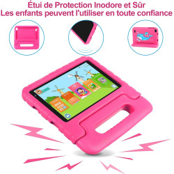Fezawio tablette 7 pouces, android 13, 7 go ram + 64 go rom (carte tf jusqu'à 512 go), 3500mah, 5 mp + 8 mp, wi-fi 6, bleutooth 