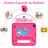 Fezawio tablette 7 pouces, android 13, 7 go ram + 64 go rom (carte tf jusqu'à 512 go), 3500mah, 5 mp + 8 mp, wi-fi 6, bleutooth 