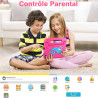 Fezawio tablette 7 pouces, android 13, 7 go ram + 64 go rom (carte tf jusqu'à 512 go), 3500mah, 5 mp + 8 mp, wi-fi 6, bleutooth 
