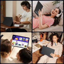 Tablette 10 Pouces Android 15 Tablettes, 30Go RAM+128Go ROM (TF 2To), 5G WiFi Tablette avec Gemini AI, Octa-Core 2.0 GHz/Widevin