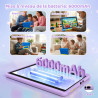 Android 16 Tablette Enfants 10 Pouces, Tablette pour Enfants 24Go+64Go, Extensible 1To, 6000mAh, Mode Bureau, Écran divisé, 5MP+