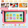Sumtab tablette enfants 7 pouces android tablette pour enfant avec 8gb ram+64gb rom(tf 256gb), contrôle parental, wifi, bleutoot