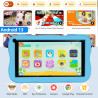 Sumtab tablette enfants 7 pouces android tablette pour enfant avec 8gb ram+64gb rom(tf 256gb), contrôle parental, wifi, bleutoot