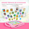 Veidoo Tablette Android 7 Pouces,2Go RAM 32Go ROM, WiFi, Écran HD, Application Préinstallée avec Contrôle Parental, Jeux, Étui É