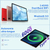 Gemini ai tablette android tablette10 pouces, 128 go rom +2 to tf extensible, octa-core, widevine l1, gms certification, 5gwifi,