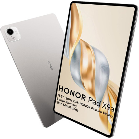 Honor Pad X9a 6Go 128Go WiFi Tablette, Fullview Écran 11,5 Pouces 120Hz 2,5K, Qualcomm 6nm Snapdragon 685, 4 Haut-parleurs, Batt