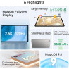 Honor Pad X9a 6Go 128Go WiFi Tablette, Fullview Écran 11,5 Pouces 120Hz 2,5K, Qualcomm 6nm Snapdragon 685, 4 Haut-parleurs, Batt