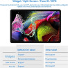 DMOAO Tablette 10 Pouces avec 14 Go RAM + 128 Go ROM, 1 to Extensible, Tablette Android, Octa-Core, WiFi 5G, Caméra 8MP + 5MP, 8