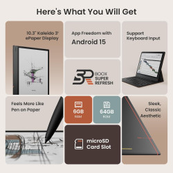 BOOX Note Air5 C Tablette ePapier 10,3" 64 Go Android 15 Couleur E-Ink Liseuse