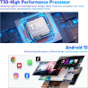 Tablette 10 Pouces Android 15, 18 Go RAM + 128 Go ROM (Extensible Jusqu'à 1 to), Tablette Tactile avec Widevine L1, T30 Octa-Cor