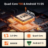 Tablette 10 Pouces, Tablettes Android 15 avec Étui, Unisoc T30 Quad-Core, 18 GO RAM + 128 GO ROM + 1 TO TF, Écran HD IPS 1280x80