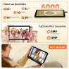 Tablette 10 Pouces, Tablettes Android 15 avec Étui, Unisoc T30 Quad-Core, 18 GO RAM + 128 GO ROM + 1 TO TF, Écran HD IPS 1280x80