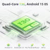 Tablette 10 Pouces, Tablettes Android 15 avec Étui, Unisoc T30 Quad-Core, 18 GO RAM + 128 GO ROM + 1 TO TF, Écran HD IPS 1280x80