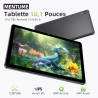 Tablette 10 Pouces, Tablettes Android 15 avec Étui, Unisoc T30 Quad-Core, 18 GO RAM + 128 GO ROM + 1 TO TF, Écran HD IPS 1280x80