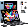 Tablette 11 Pouces avec Gemini AI, Tablettes Android 16 avec Coque, Souris & Clavier, Octa-Core, 24 GO RAM + 256 GO ROM + 2 TO T
